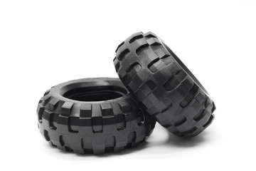 tire on white background
