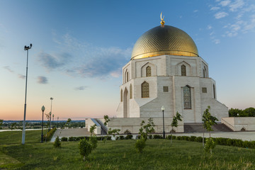 Fototapeta premium The memorial sign The adoption of Islam in the ancient city Bolgar Kazan, Tatarstan, Russia.