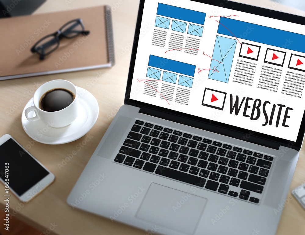 Poster web design layout sketch drawing software media www and graphic layout website development project