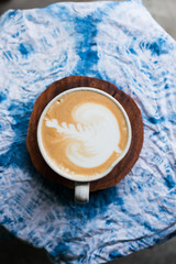 Funny latte art