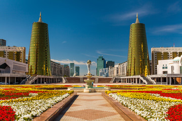 Kazakhstan, Astana City, Parlament - obrazy, fototapety, plakaty