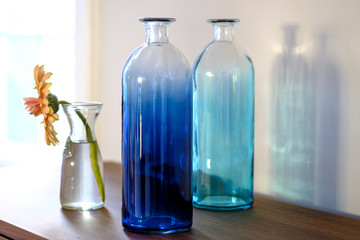 Blue Glass Bottles