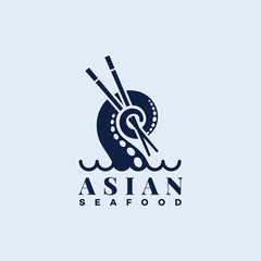 Asian seafood logo