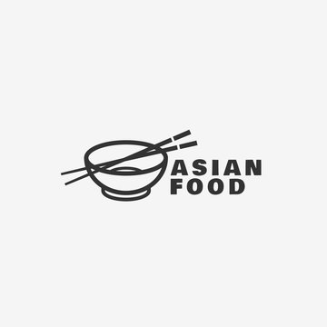 Asian food logo