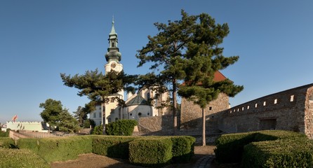 Fototapeta premium Nitransky hrad castle in western Slovakia