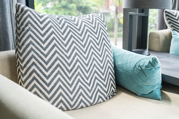 pillow on sofa decoration