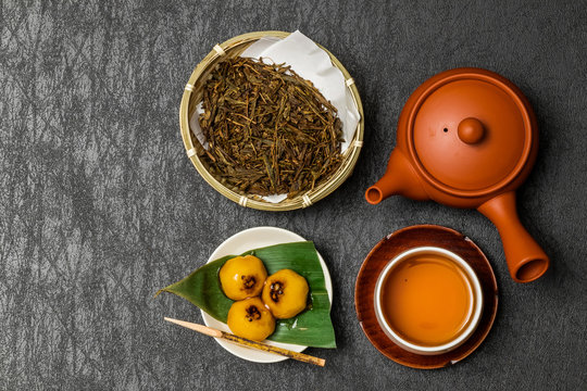 日本茶　Japanese tea set