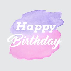 Unique Watercolor Background Tag For Business. Vector Isolated.