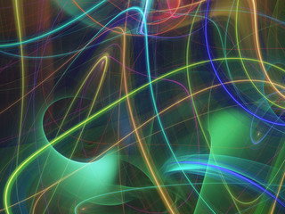 Abstract fractal background