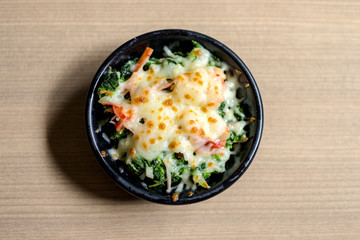 Baked Spinach with Cheese 