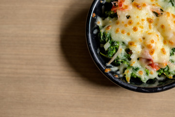Baked Spinach with Cheese 