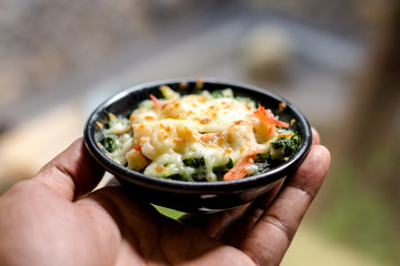 Baked Spinach with Cheese 