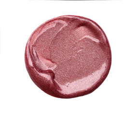 smear paint of cosmetic products