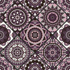 Seamless pattern. Vintage decorative elements. Hand drawn background. Islam, Arabic, Indian, ottoman motifs. Perfect for printing on fabric or paper.