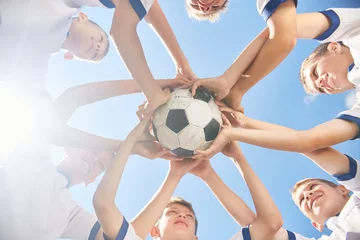 Foto op Plexiglas Junior Football Team United © Seventyfour
