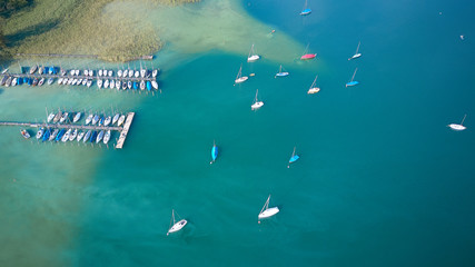 Yachts in Harbour at German Lake