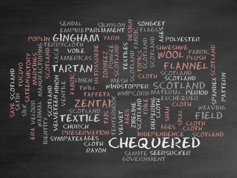 chequered