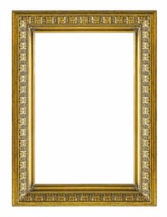 Golden frame for paintings, mirrors or photos