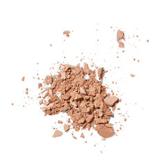 Face powder isolated on white background