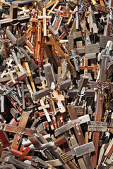 Hill of Crosses near Siauliai. Lithuania