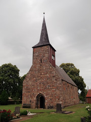 Fototapeta na wymiar Evangelischen Kirche in Zollchow
