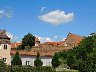 Fototapeta premium Blick über Prenzlau