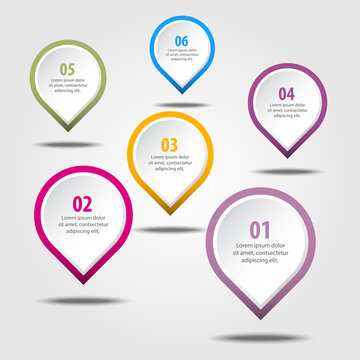 Business Infographics design elements illustration