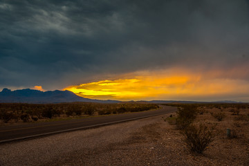 Sunset at big bend