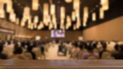 people in modern conference hall interior.  Audience in seminar room. Attendee, business event