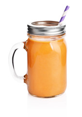 Healthy orange smoothie