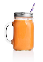 Healthy orange smoothie