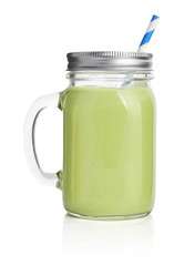 Healthy avocado green smoothie