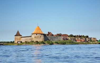 Oreshek Fortress at Shlisselburg. Leningrad oblast. Russia