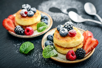 Cottage cheese pancakes