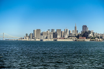 Naklejka premium Skyline San Francisco