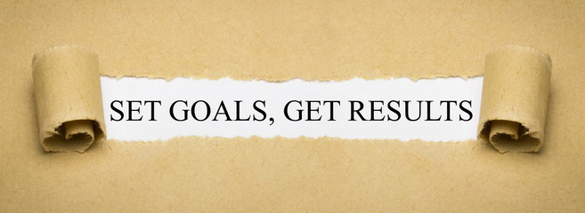 Set Goals, get Results