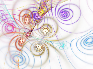 Abstract fractal background