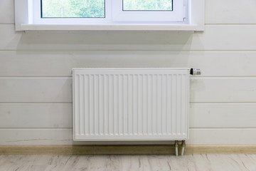 Room with window and radiator