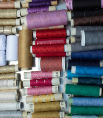Fototapeta na wymiar Thread and sewing