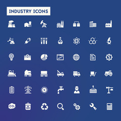 Big Industry icon set