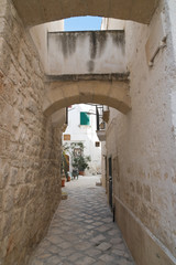 Obraz premium Alleyway. Polignano a mare. Puglia. Italy. 