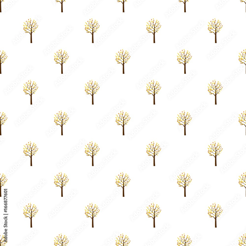 Poster autumn tree pattern