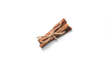 Several bandaged cinnamon sticks