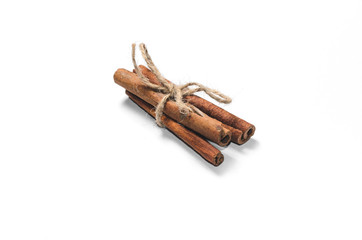 Several bandaged cinnamon sticks
