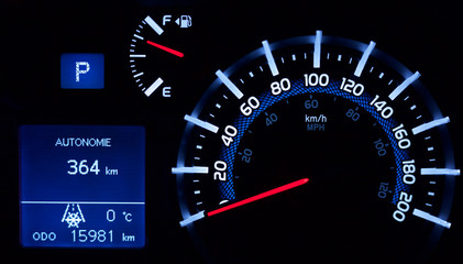 toyota speedometer kph