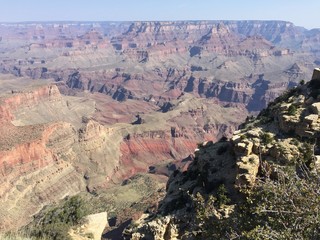 Fototapeta na wymiar Splendide vue du Grand Canyon sous le soleil
