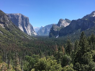 Magnifique vue de Yosemite