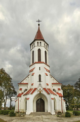 Fototapeta na wymiar Church of Peter and Paul in Swierze. Poland