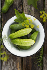 organic fresh cucumbers