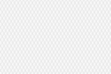 Background of clean and clear white simple pattern. Hexagon shape and circle shading repeated with empty space.